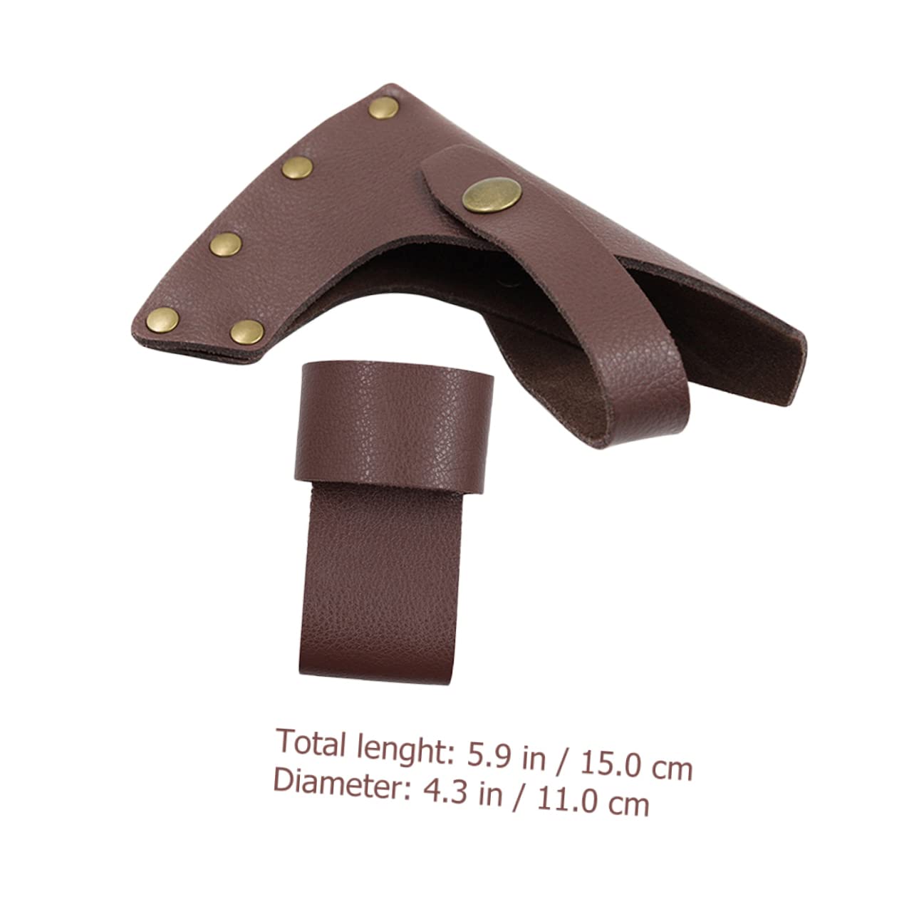 KESYOO Portable Hatchet Cover for Outdoor Use Light Brown Case Versatile Ax Sleeve for Camping and Barbecue Fit Functional and Stylish Design