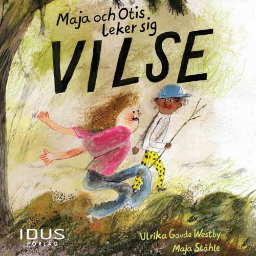 Diseño de la portada del título Maja och Otis leker sig vilse