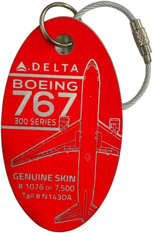 エアプレーンタグ JAL 777-300 JA8943 PLANETAGS 実機 JA8943 JAL B777