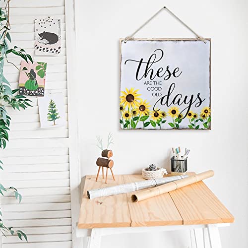 Cadre bois rustique tournesol grand format intérieur