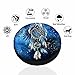 MIYASANG Dream Catcher with Eagle Tire Covers for Trailers Watercolor Feather Magic Mystical Sacred RV Spare Tire Cover Weatherproof Universal Wheel Protectors Fit Camper Travel (17 inch)