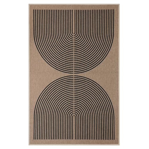 EDIMENS 3x5 Outdoor Patio Rug Easy Jute Washable Rugs for Porch Entryway by EDIMENS - Used condition - Image 9
