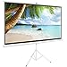 ARKSEN 100" Tripod Projection Screen Projector Matte Home HD Movie, White, 16:9, 84"x49"