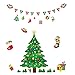 Produktbild Weihnachten PVC Wandaufkleber Fenster Dekorationen DIY Schneeflocke Aufkleber Dekoration Weihnachtsbaum Wandaufkleber 2 STÜCKE   35 * 50 cm
