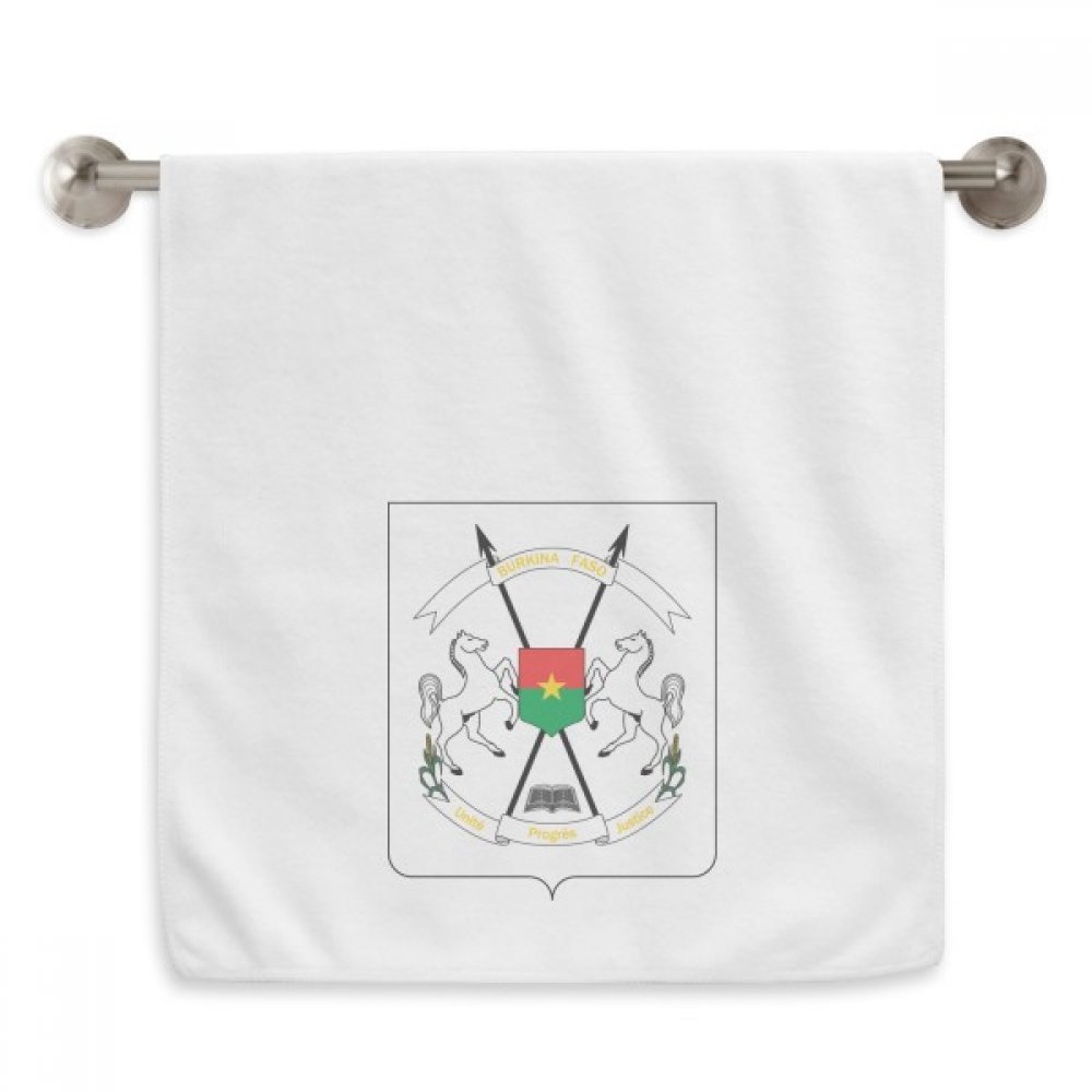 Serviette Ouagadougou Burkina Faso en coton doux et épais 33x74 cm
