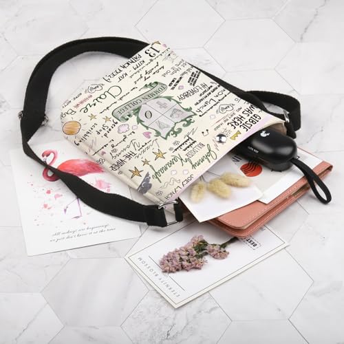 POFULL Bookish Merch Romance Book Lover Adjustable Strap Bag Tommen Gift Rugby College Inspired Crossbody Bag3