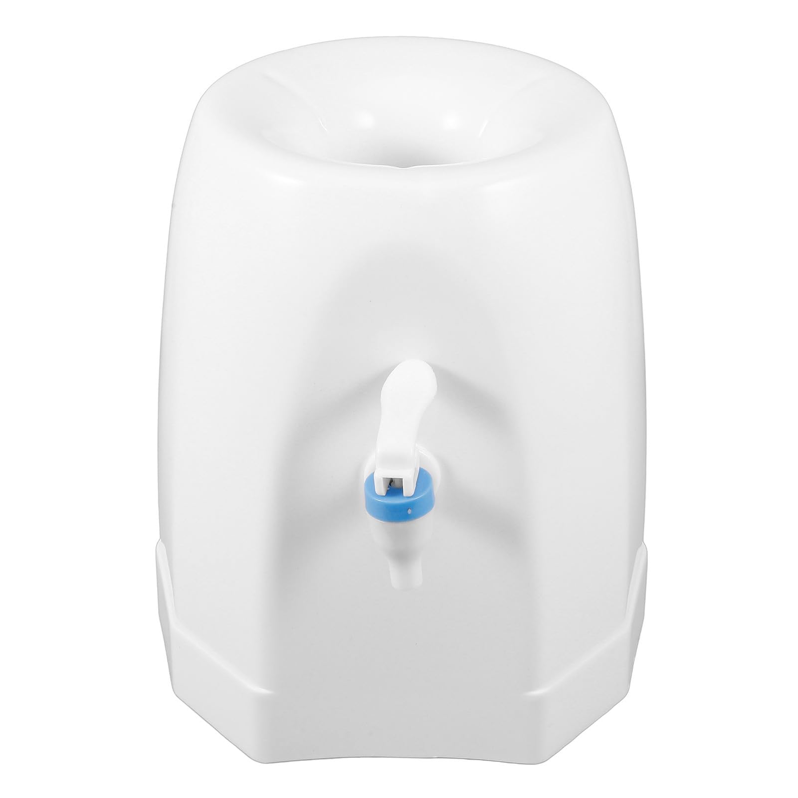 Housoutil Kleiner Wasserspender aus Kunststoff Tragbar und Vielseitig für Außeneinsatz und Wohnheim Geeignet Weiß Kompakter Tisch Kaltwasserspender mit Elegantem Design