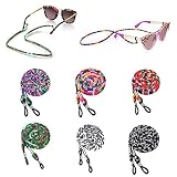 【Alta calidad y durabilidad】 Obtendrá 6 correas para gafas de diferentes colores. Las correas de las gafas están hechas de tejido antideslizante, tienen una buena absorción del sudor, no son fáciles de romper y son duraderas.