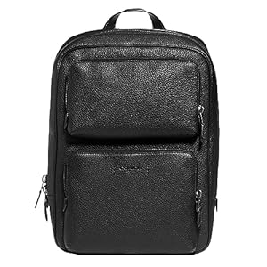 COACH Men’s Gotham Backpack, Black, Standard