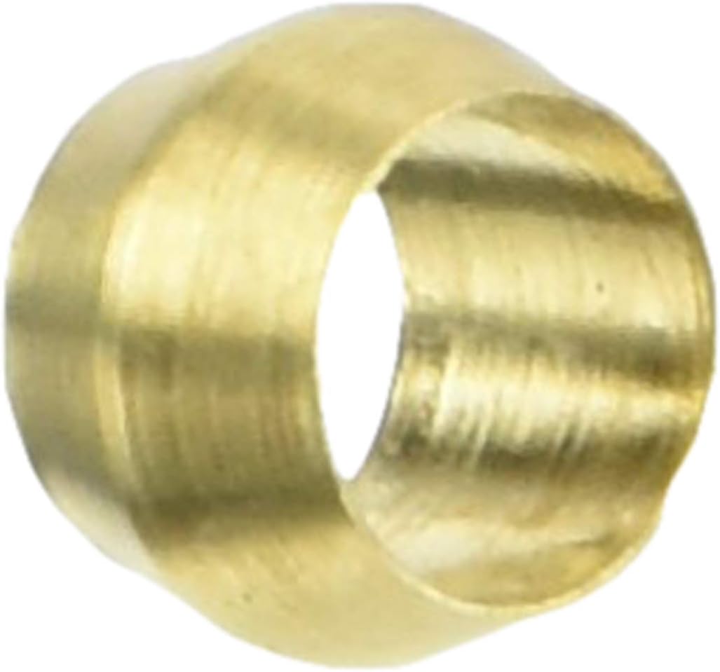 60C-4-pk5 Compression Fitting, Brass Sleeve, 1/4" Compression Tube (Pack of 5)