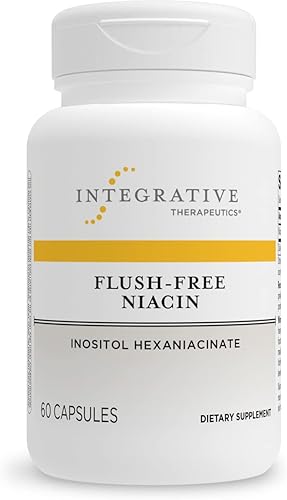 Integrative Therapeutics - Niacina sin descarga - Hexaniacinato de inositol - 60 cápsulas