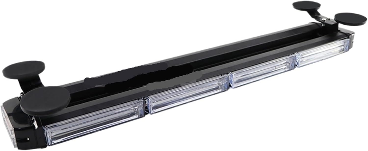 43" 49" LED Strobe Lights For Auto Truck Car Police Warning Flashing Signal Lamp Emergency Lightbar 12V 24V Car Accessories(49inch Amber White)