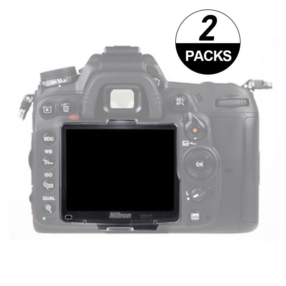 FANZR D610 – Pellicola Protettiva Per Schermo LCD Nikon D600/D610, Copertura In ABS Trasparente 2 Pezzi, Ricambio Per BM-14
