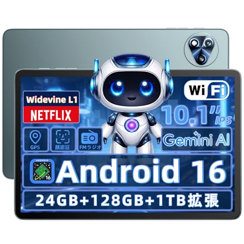 �yAndroid 16 �^�u���b�g 10�C���`�z UBDXBD T30 Android 16 �^�u���b�g WiFi���f�� 24GB+128GB+1TB�g�� T7250 8�R�A Widevine L1 Netflix�Ή� 1280×800 IPS 6000m