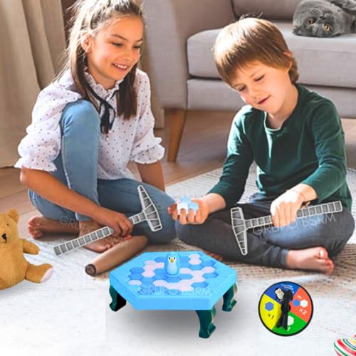 Kit Jogos Pula Macaco + Pinguim Numa Fria Jogo De Tabuleiro