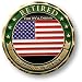 Army Retired Adhesive Medallion