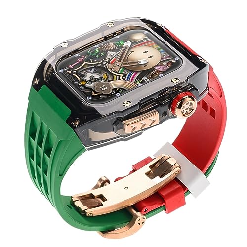 Bracelet Silicone et Boîtier pour Apple Watch 45 mm 44 mm SE 6 5 4