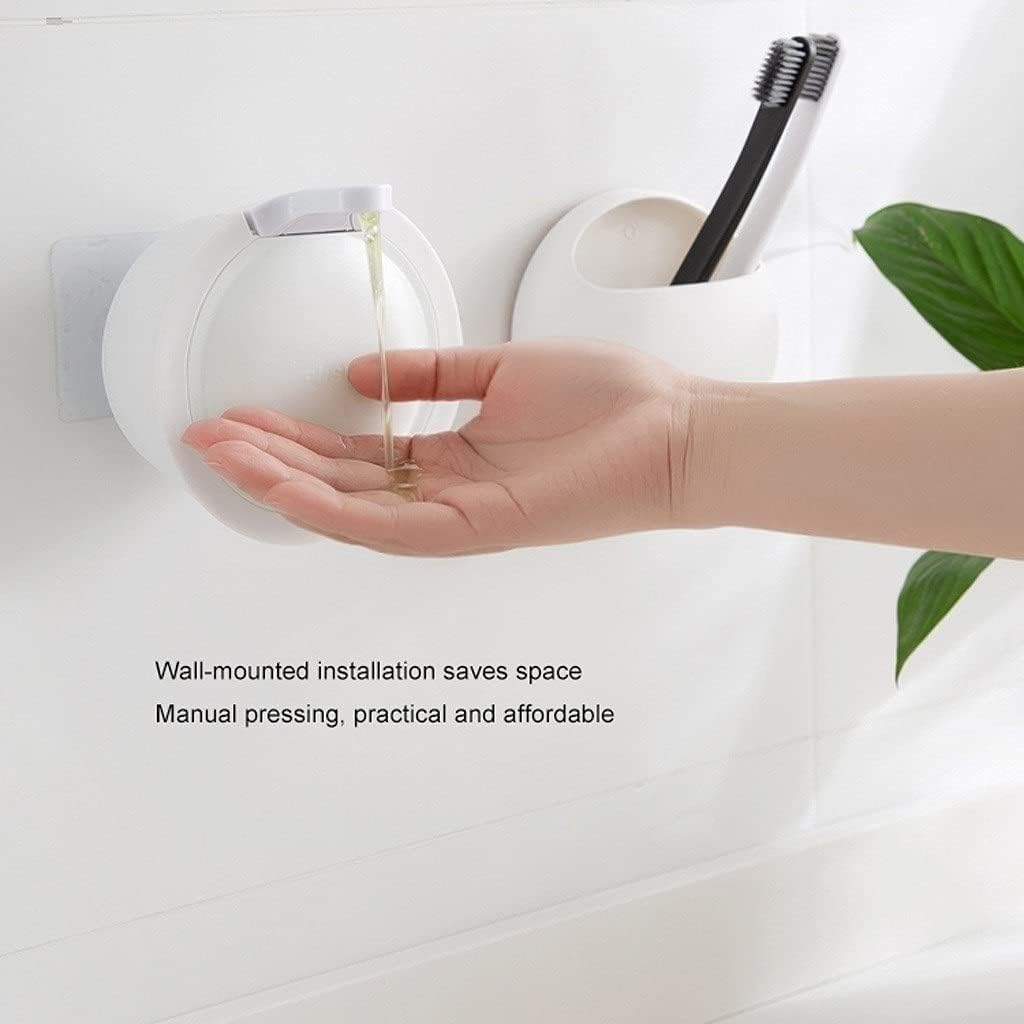 Bathroom Soap Dispenser Manual Punching Soap-Mounted Household Kitchen Wash Bottle Hotel Pressed Shower Gel Lotion Hand Soap Dispenser for Bathroom