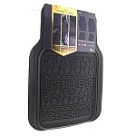 Lunna FM-337E 4pc Aztec Black Rubber Floor Mat - Image 7