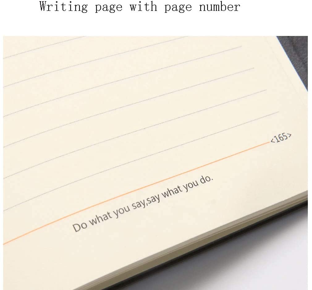 Cuaderno Bulk Classic Hardcover 5,7 x 8 .2inches, 120 gsm Papel Grueso para Office Home School Business Note Note Pads A5 Thick Paper Lined Journal Journal (Color : Brown)