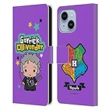 Head Case Designs Licenciado Oficialmente Harry Potter Garrick Ollivander Reliquias de la Muerte XXXIII Carcasa de Cuero Tipo Libro Compatible con Apple iPhone 14 Plus