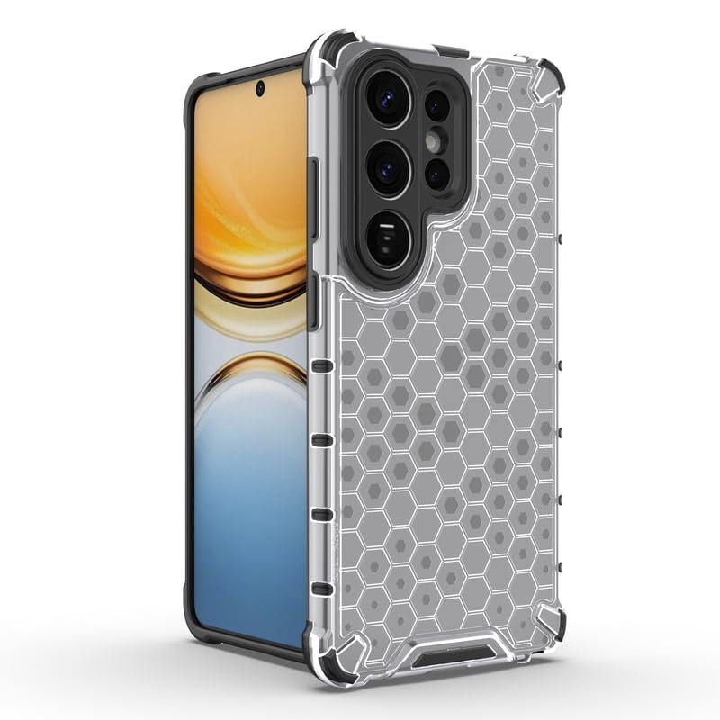 Image of Plastic Bumper Back Case Cover for Samsung Galaxy S26 Ultra 5G (Transparent)