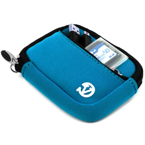 VanGoddy Mini Glove Neoprene Sleeve for Panasonic Lumix DMC TS30 Digital Cameras (Sky Blue)
