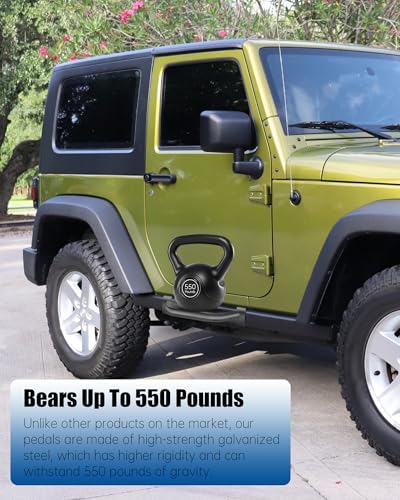 Estribos laterales Rock Rails para Jeep Wrangler 2018-2026 miniatura 5
