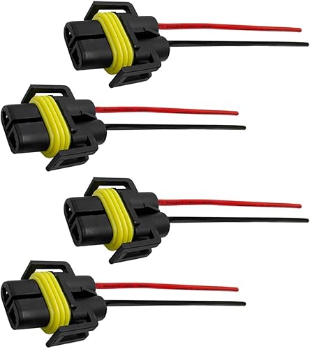 Miniatura 7 de 2 PCS Enchufes de Bombilla 9005 HB3 9006 HB4 9012, Conector de Faro Adaptador Hembra Arnés de Cableado Enchufe, Enchufe de Cable de Faros Delanteros