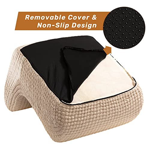 Alimorden Accent Bean Bag Couch For Adult, Soft Plush Lounge Chair Lazy Leisure Sofa For Living Room, Bedroom, Salon, Office, Champagne #TOP7