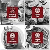 Apple Cider Vinegar Gummies 60 Count - Sugar-Free ACV Keto Gummies for Weight Loss Support with B6 and Folic Acid - Vegan, Gluten-Free, Natural Flavoured (60 Count (Pack of 1)) - Image 3