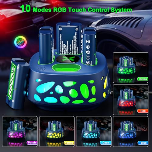 image for Ponkor 4x5800mWh Rechargeable Battery Pack for Xbox, Fast Charging Sta