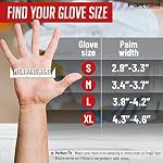 Fortem Gants résistants coupés, 4 Gants kevlar, niveau 5 Gants de coupe de protection pour la découpe d'huîtres, Gants pour les travaux de cuisine pour les chefs, grade alimentaire, EN388 Certifié (grand)