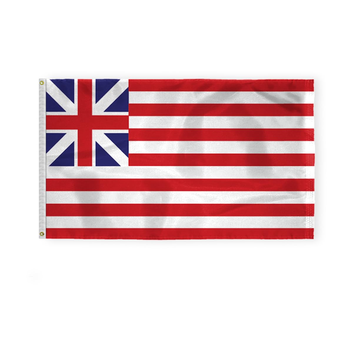 AGAS 3X5 Ft Grand Union UK Colonial American Revolution History Flags - Printed 200D Nylon with Brass Grommets - Continental Colors Banner United