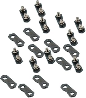 Kettenschnalle,10 Ölsägelkettenverbindung Kettenschnalle,robuster kettenverbinder,Hochfeste Steckverbinder(groß3/8)