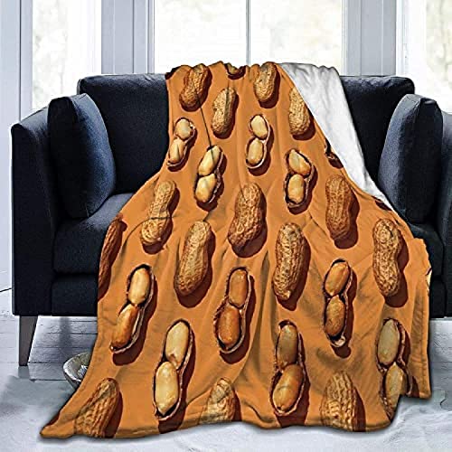 Sofa Bed Blankets Throw Peeled Peanuts Throw Blanket Fluffy 