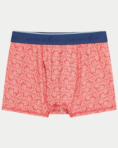 CARIBBEAN JOE Boxer Briefs, Birds of Paradise Pattern, 3 Pack, Fun Novelty Mens Underwear4