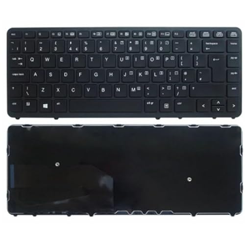 HP Elitebook 840 845 850 G1/G2 740 745 750 ZBook 14 15U SP用スペイン語キーボード(Yellow)