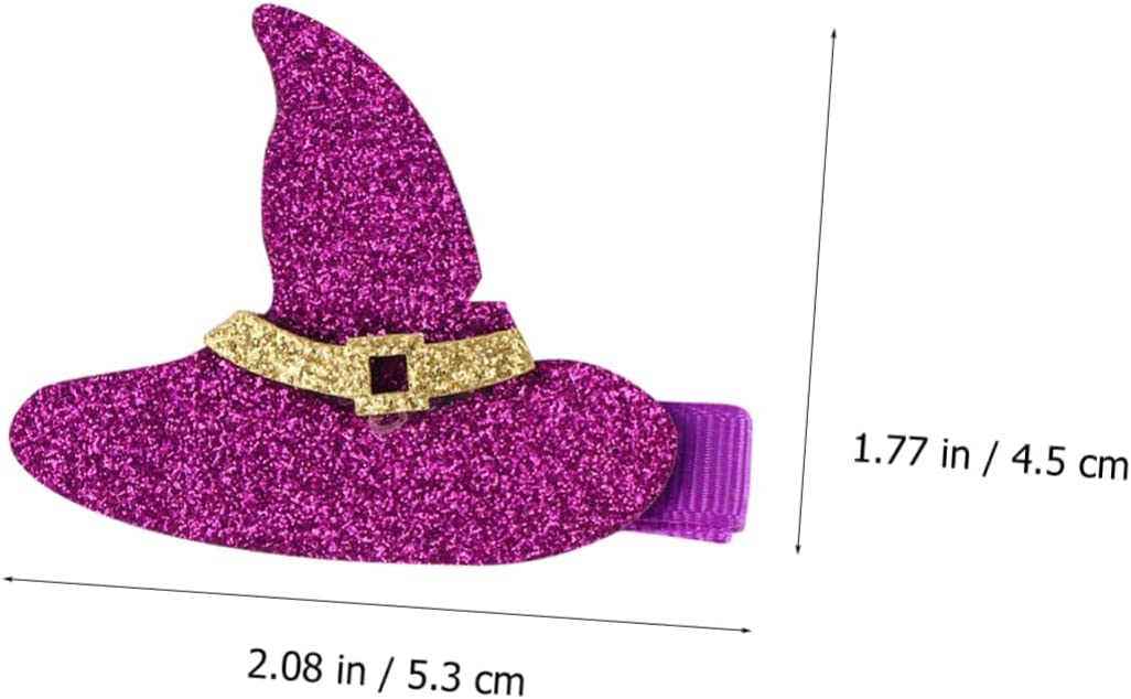 Haarnadeln, Haarspangen for Frauen, 2 Stück Haarnadel Edelstahl Kopfschmuck Zuhause Party Verwendung Frauen Farbe Kürbis Requisiten Dressup Hexe Mädchen Alligator Verschiedene Clips Hut Halloween süße