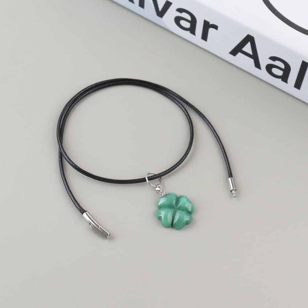 Anjiucc 2mm Waterproof Braided Leather Necklace Cord for Men with Stainless Steel Snap Clasp, Black Wax Rope Chain - Image 4