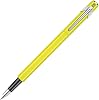 Caran dAche Fountain Pen, F, Fine Point, 849 0841-470, Fluorescent Yellow, Dual Use, Genuine Imported