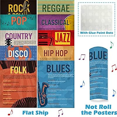 Music Genre Bulletin Board Set for Classroom Chile | Ubuy
