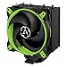 ARCTIC Freezer 34 eSports - Dissipatore di processore semi-passivo con ventola PWM 120 mm per Intel e AMD: AM4, Dissipatore per CPU con potenza di raffreddamento - Verde