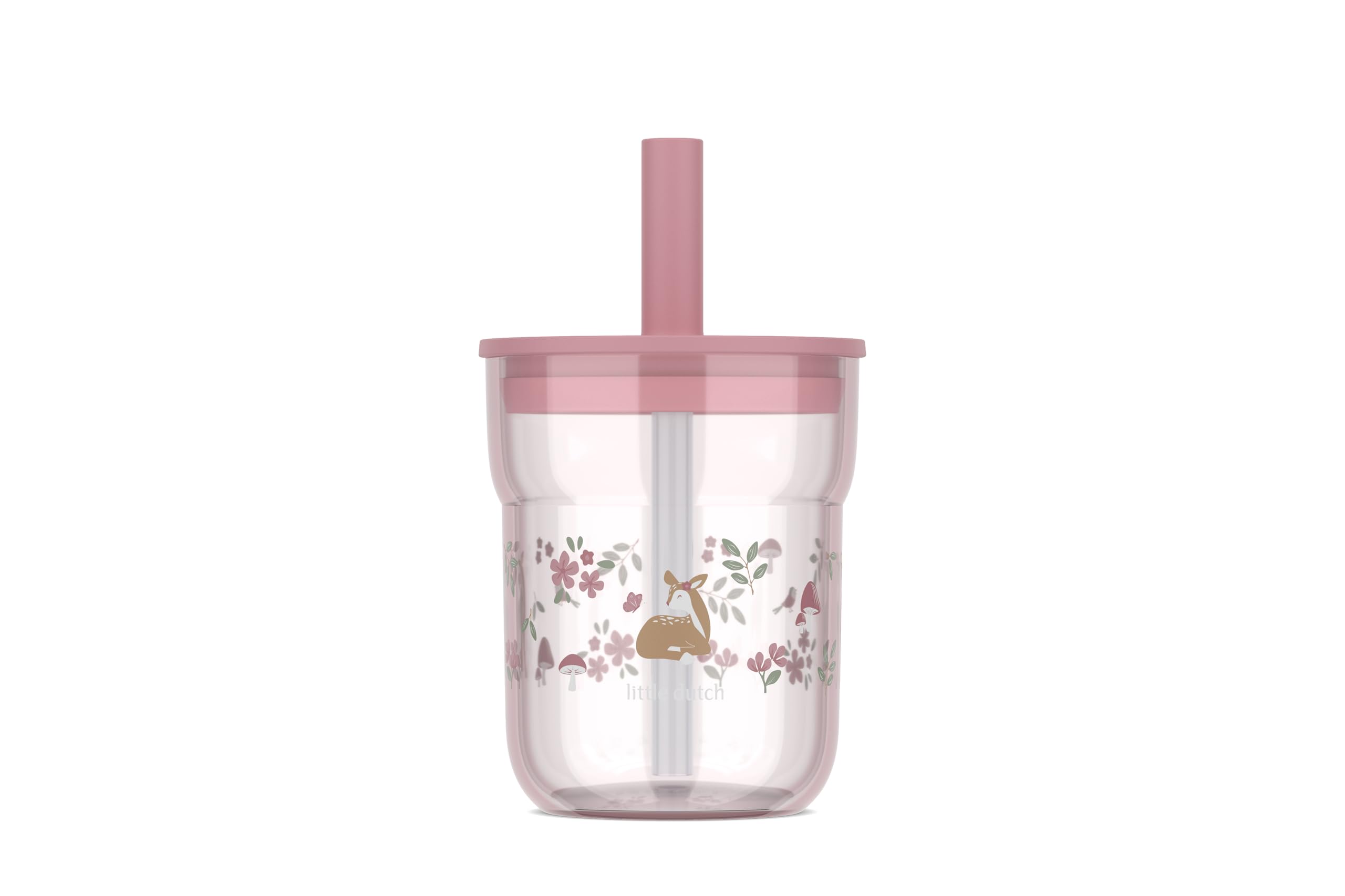 Mepal - Kubek dla dzieci ze słomką Mio Little Dutch - od 9 miesięcy - nadaje się do mycia w zmywarce - nie zawiera BPA - 250 ml - Fairy Garden