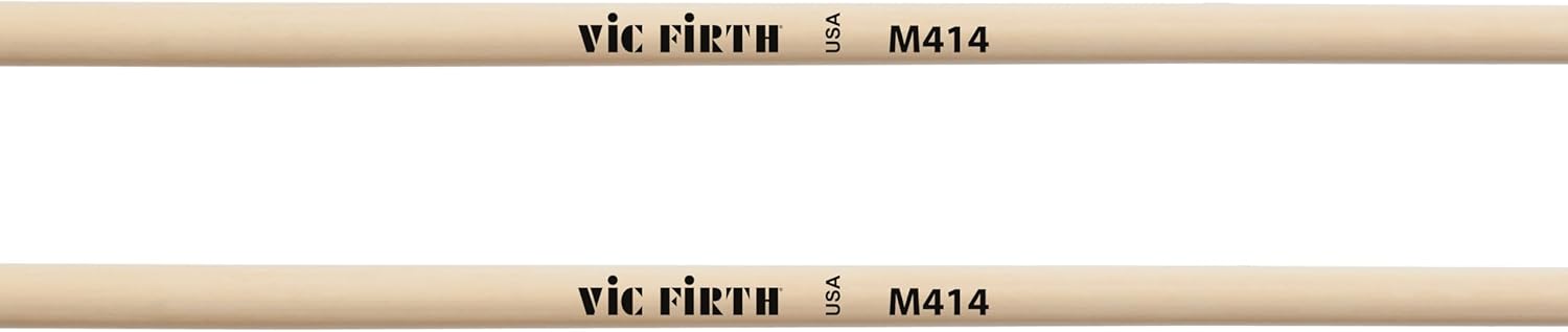 Vic Firth Articulate Series Keyboard Mallet, Hard Rubber, Round (M414)