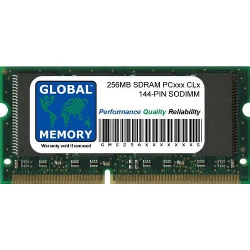 256MB PC100/133 144-PIN SDRAM SODIMM MEMORY RAM COMPATIBLE WITH  LAPTOPS/NOTEBOOKS
