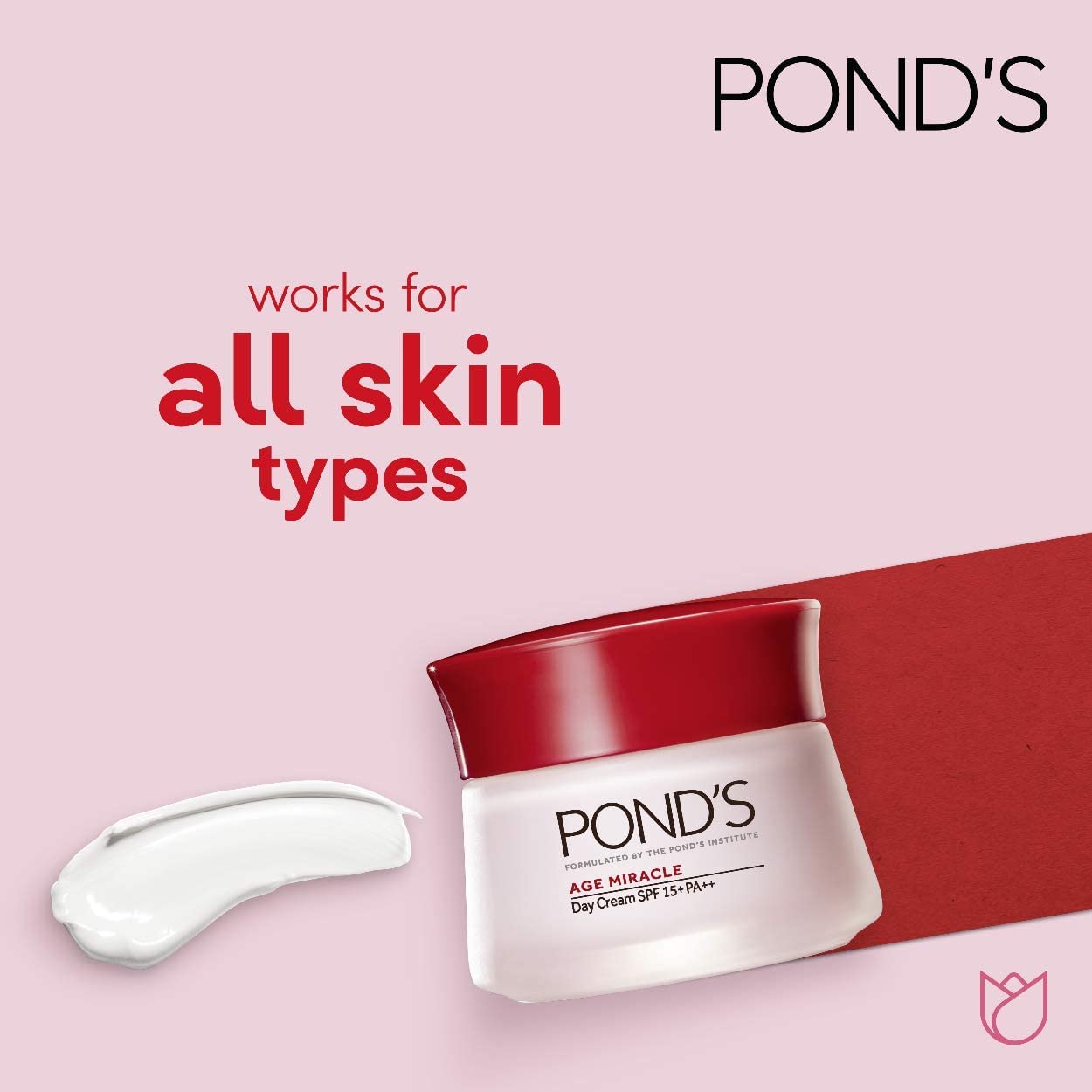 Crème De Jour POND'S Age Miracle SPF15 PA++ 50g - Anti-rides, Ingrédients Naturels