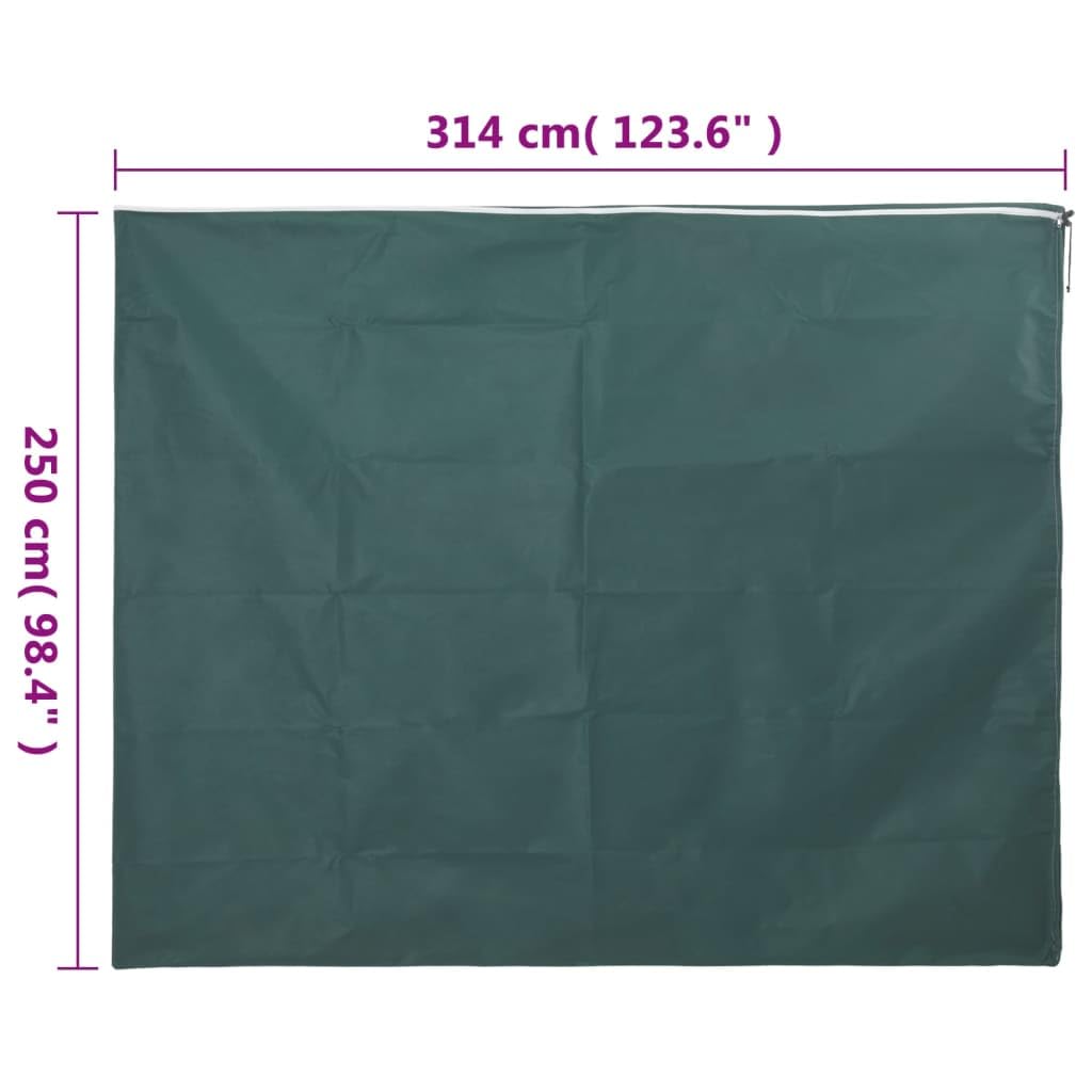 vidaXL Kaptury ochronne z suwakiem, 10 szt., 70 g/m², 3,14x2,5 m