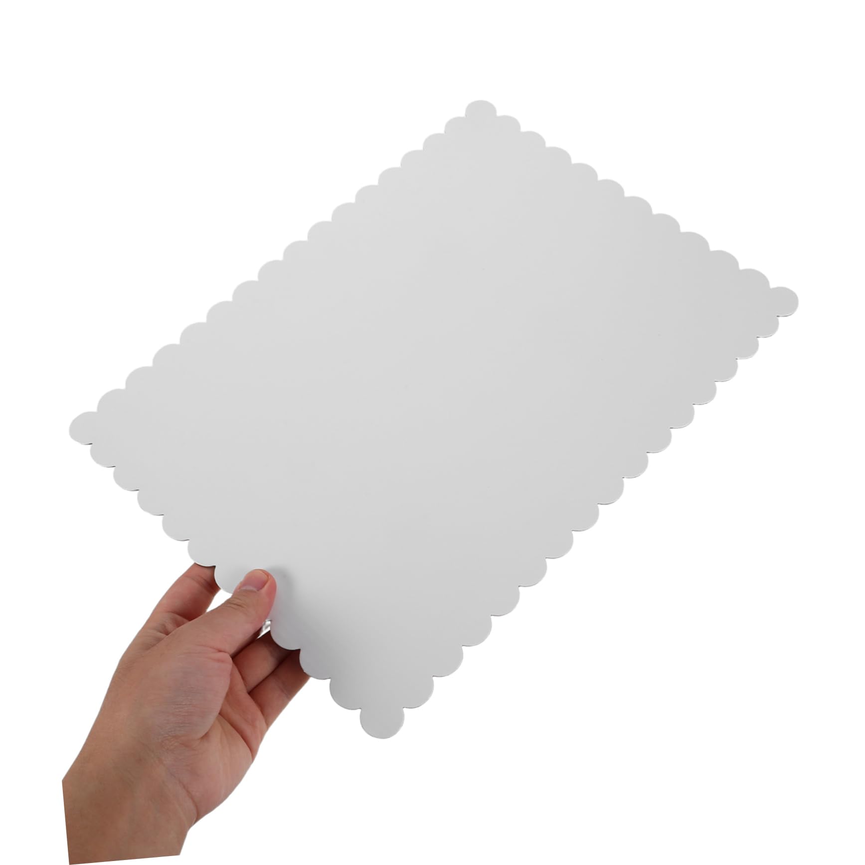 Cabilock 20piezas Bases para Tartas De Cartón Corrugado para Tartas Base Rectangular Antigrasa De Soporte De Cartón Grueso para De Hojaldre Cumpleaños y Repostería