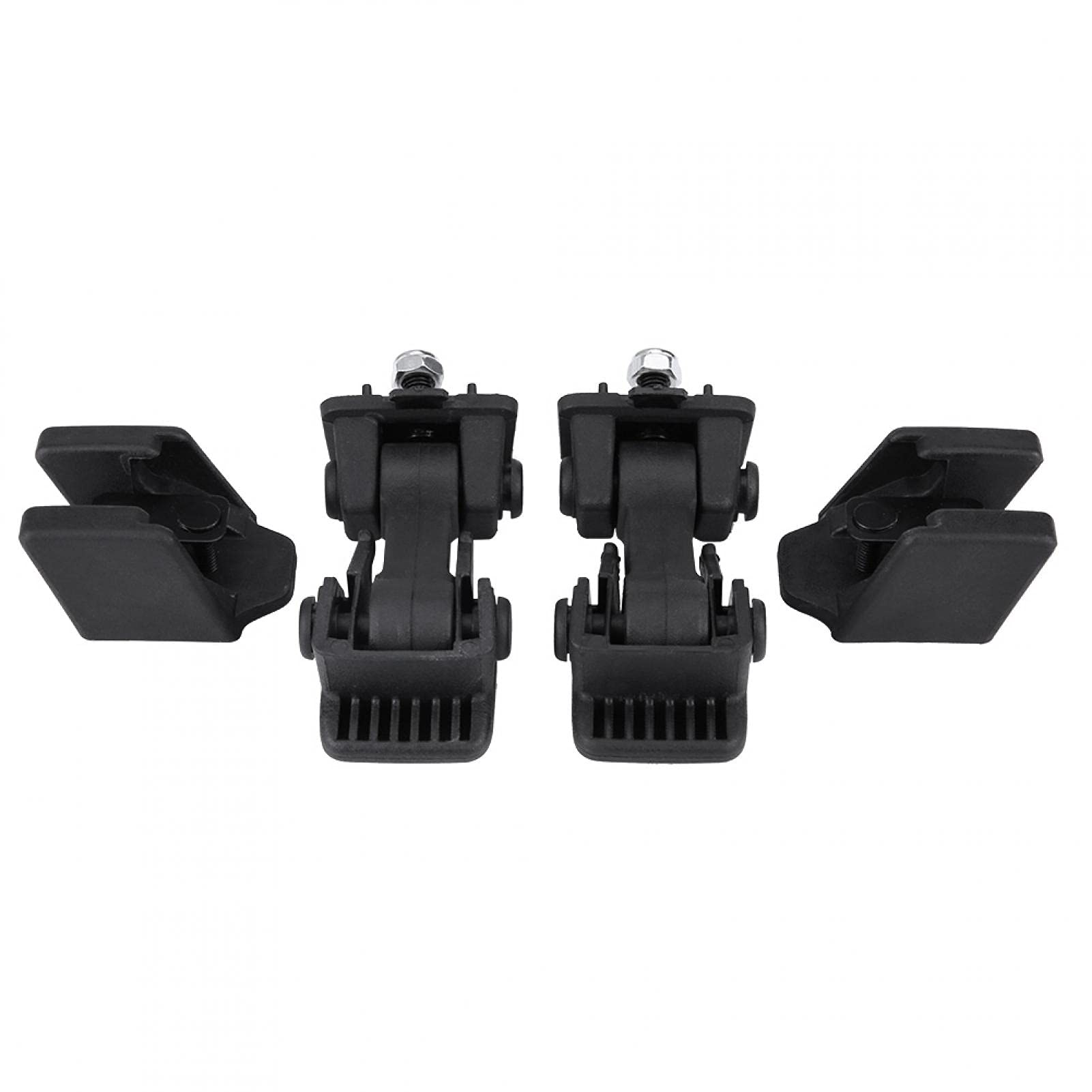 Fermo del Fermo del Cofano, Yctze 2 Set di Staffe di Fermo di Sicurezza del Fermo del Cofano di Ricambio sostituzione per Wrangler TJ 97-06 55176636AD 55395652AC ganci cofano tj per ganci cofano jeep